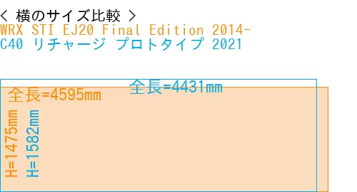 #WRX STI EJ20 Final Edition 2014- + C40 リチャージ プロトタイプ 2021